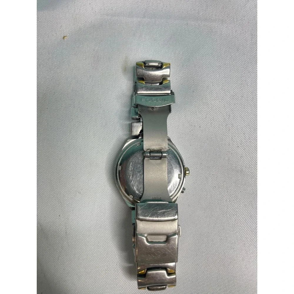 Elegant Two-Tone Stainless Steel Watch‎ with Blue Dial